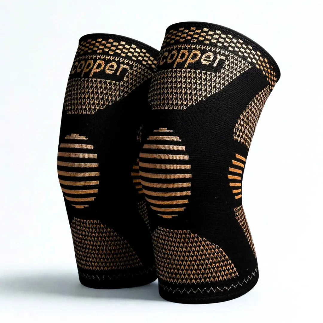 Tehermentesítő térdrögzítő. FlexiKnee rézszálas térdrögzítő – stabilitás, támogatás és térdfájdalom enyhítése sportoláshoz és rehabilitációhoz.